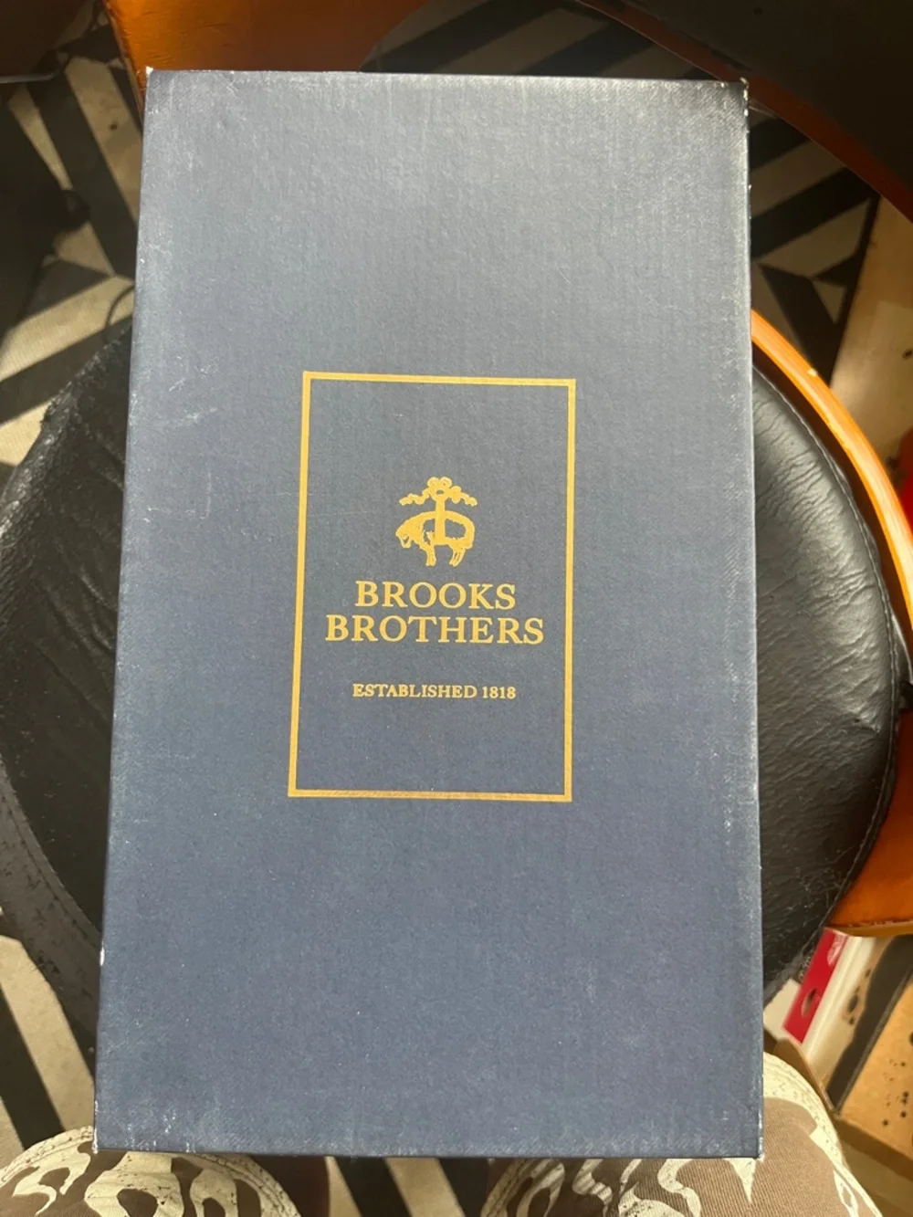 Brooks Brothers Driving Loafers Navy Leather Size 9.5